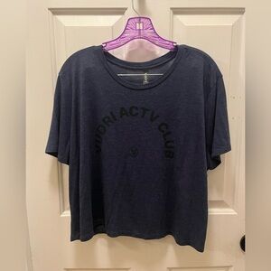 💞 LIKE NEW Vuori V2 ACTV Club Tee - Heather Navy/Ink - Sz XL